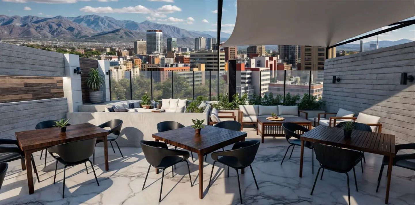 Roofgarden Calella Living